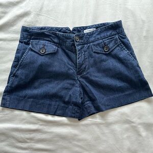 Club Monaco low rise blue shorts
